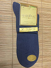 Шкарпетки чоловічі бавовна без шва середньої висоти темно-сірі