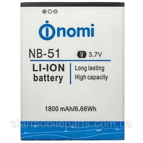 Акумулятор NB-51 (батарея) Nomi i500 Sprint (Li-ion 3.7 V 1800mAh)