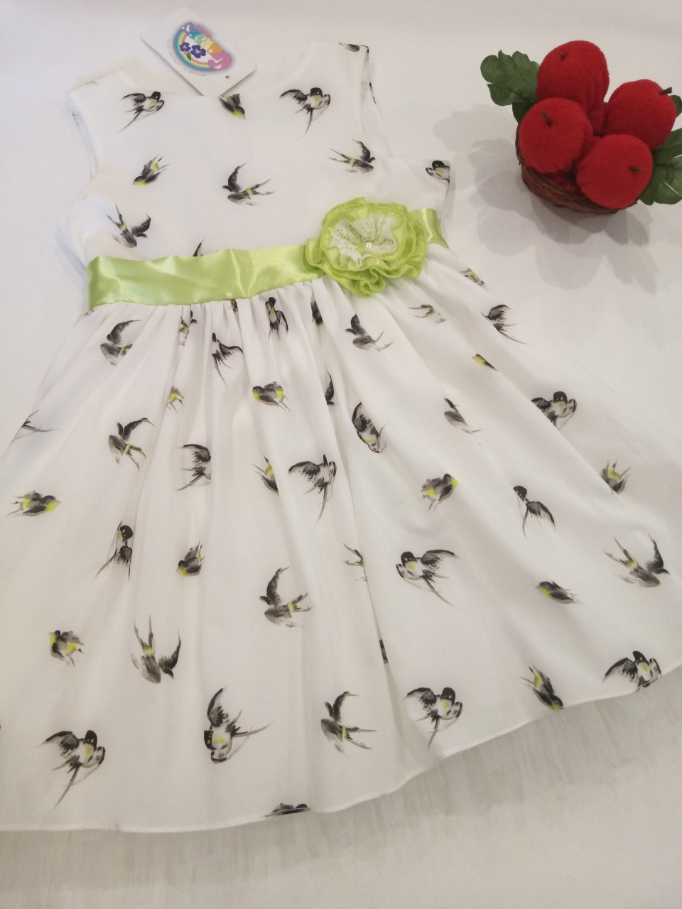 Ошатне плаття для дівчинки "Політ ластівки" Garden Baby.
