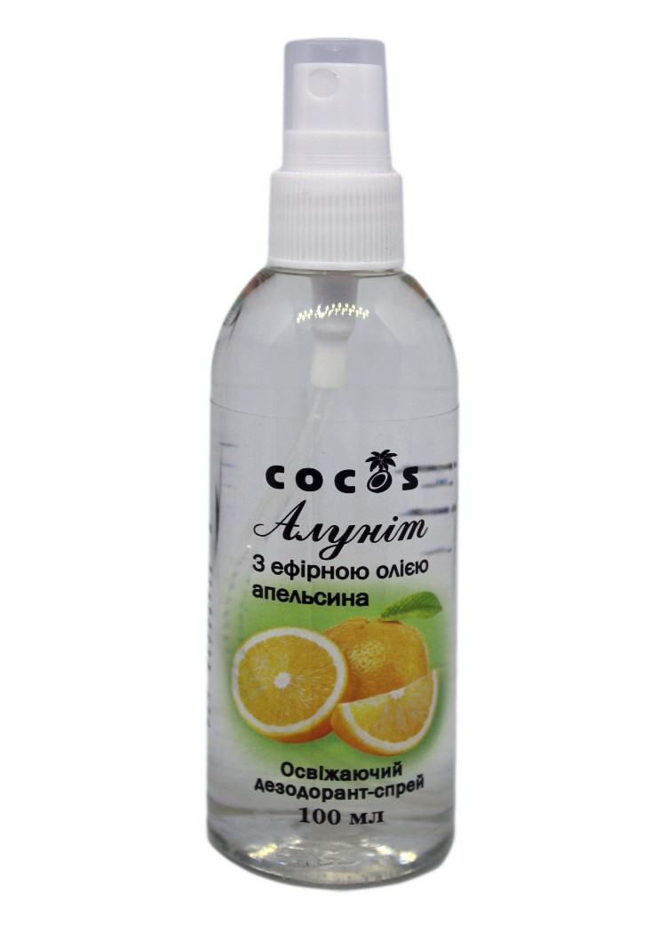 Алунит Спрей с Эфирным Маслом Апельсин 100 Мл, Дезодорант Натуральный ...