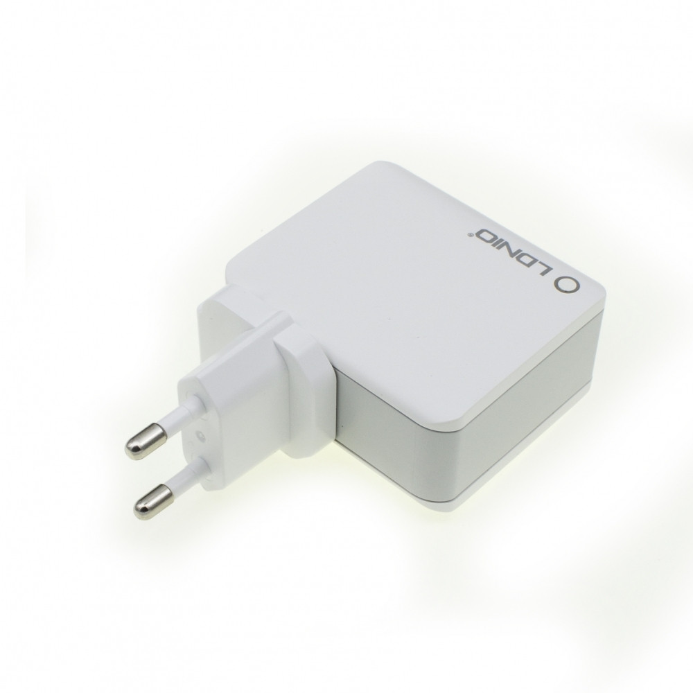 Сетевое зарядное устройство LDNIO A4403 2A 2xUSB White (2_005976)
