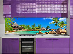 Кухонний фартух, скинали (наклейка, пвх-пластик, композит).