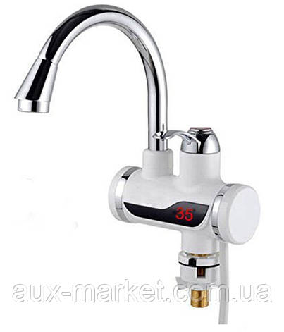 Водонагрівач проточної води з LCD-екраном, фото 1