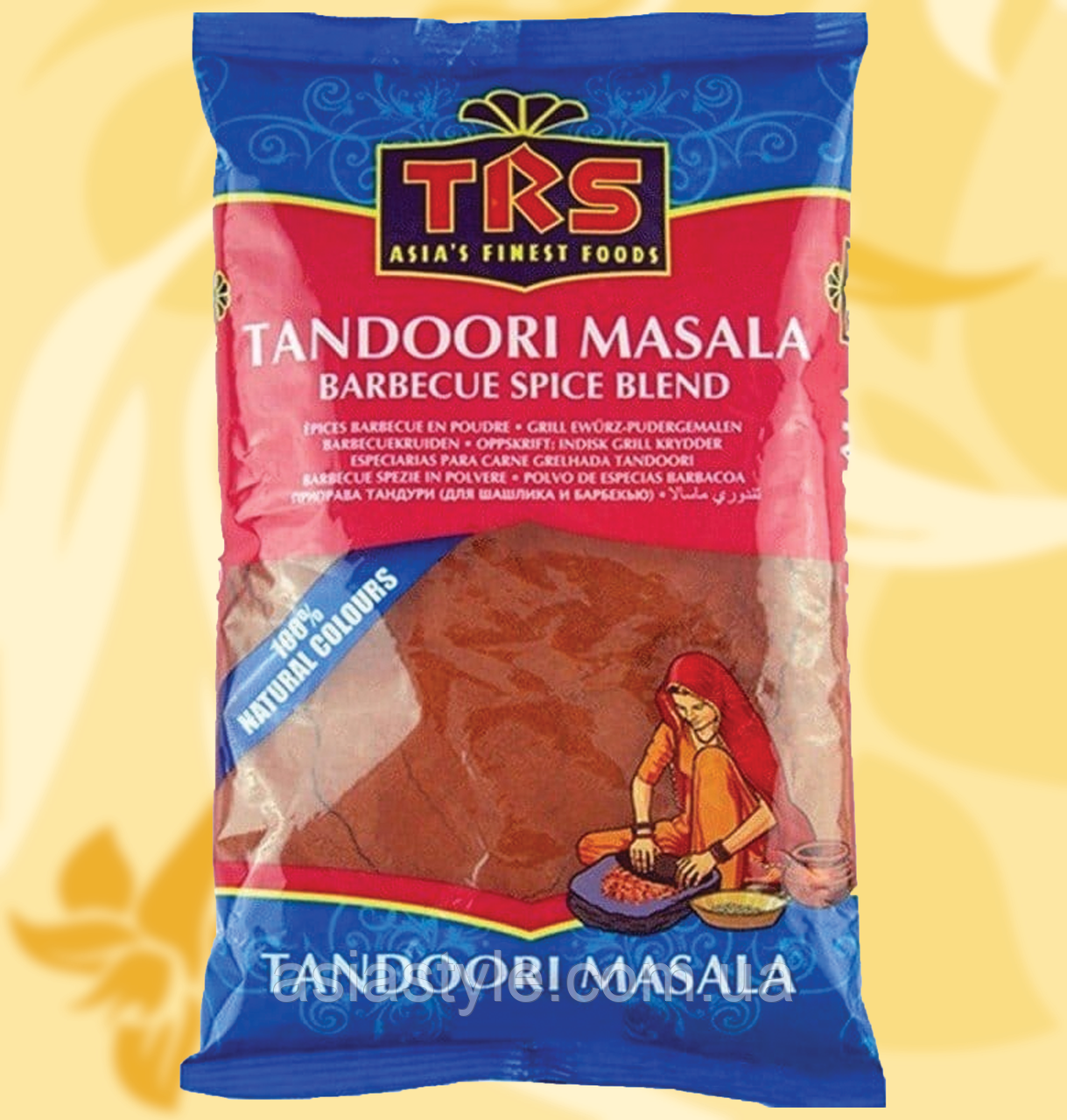 Спеції тандурі олива барбекю мікс, тандурі масала BBQ, Tandoori Masala Barbecue Spice Bland, 100 г, фото 1