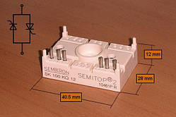 SK100KQ12 Модуль SEMITOP2 (однофазний AC-ключ)