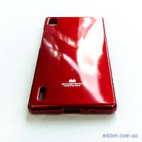 Чохол Goosprey Jelly Mercury Huawei Ascend P7 red