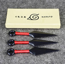 Пластикові іграшкові японські куна Kunai. Наруто Узумакі. куна Наруто Червоні, фото 6