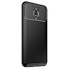 Чехол Carbon Case Samsung Galaxy J3 2018 Черный, фото 4