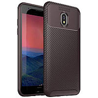 Чехол Carbon Case Samsung Galaxy J3 2018 Коричневый