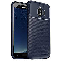 Чехол Carbon Case Samsung J2 Pro 2018 Синий