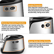 Мясорубка Aobosi Electric Meat Grinder, фото 3