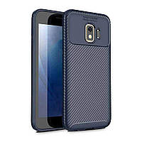 Чехол Carbon Case Samsung J260 Galaxy J2 Core Синий