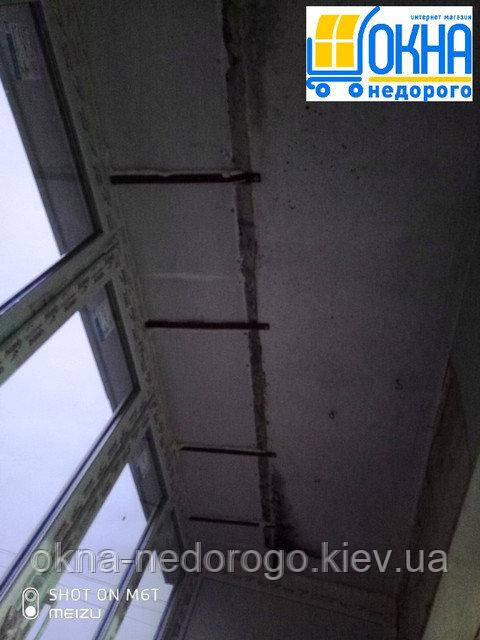 Вынос балкона от пола каркасом - фото 6 - id-p56811281