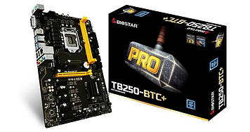 Материнська плата Biostar TB250-BTC+ Intel B250 s1151 ATX