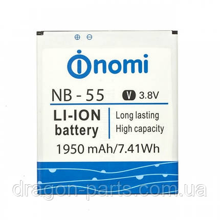 Акумулятор Nomi i505 (АКБ, Батарея) NB-55, оригінал, фото 2