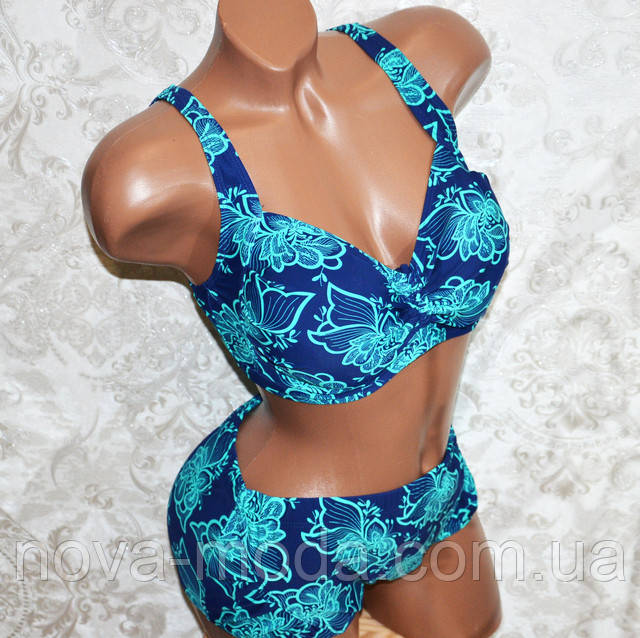 купальник синий 58 размер