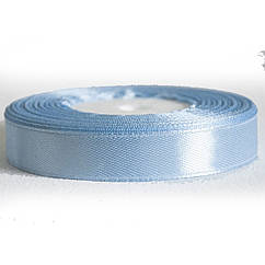 Атласна стрічка 1 см Блакитна