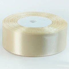 Атласна стрічка 2,5 см Айворі