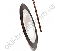 Декоративная самоклеющаяся лента (0,8 мм) №24 Цвет: бронзовый голограмма