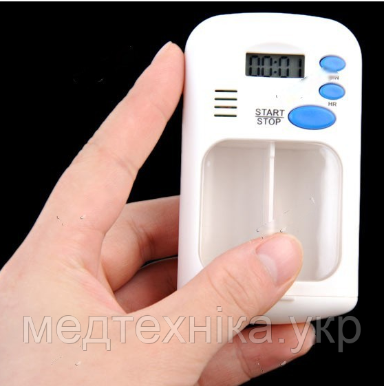 Контейнер TP701B для таблеток із таймером на два відсіки , фото 1