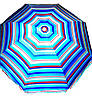 Зонт пляжний з нахилом ромашка Діаметр 2,5 м металева спиця, фото 4