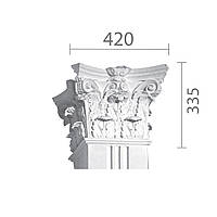 Капитель из гипса, гипсовая капитель кп-51 (квадратная)