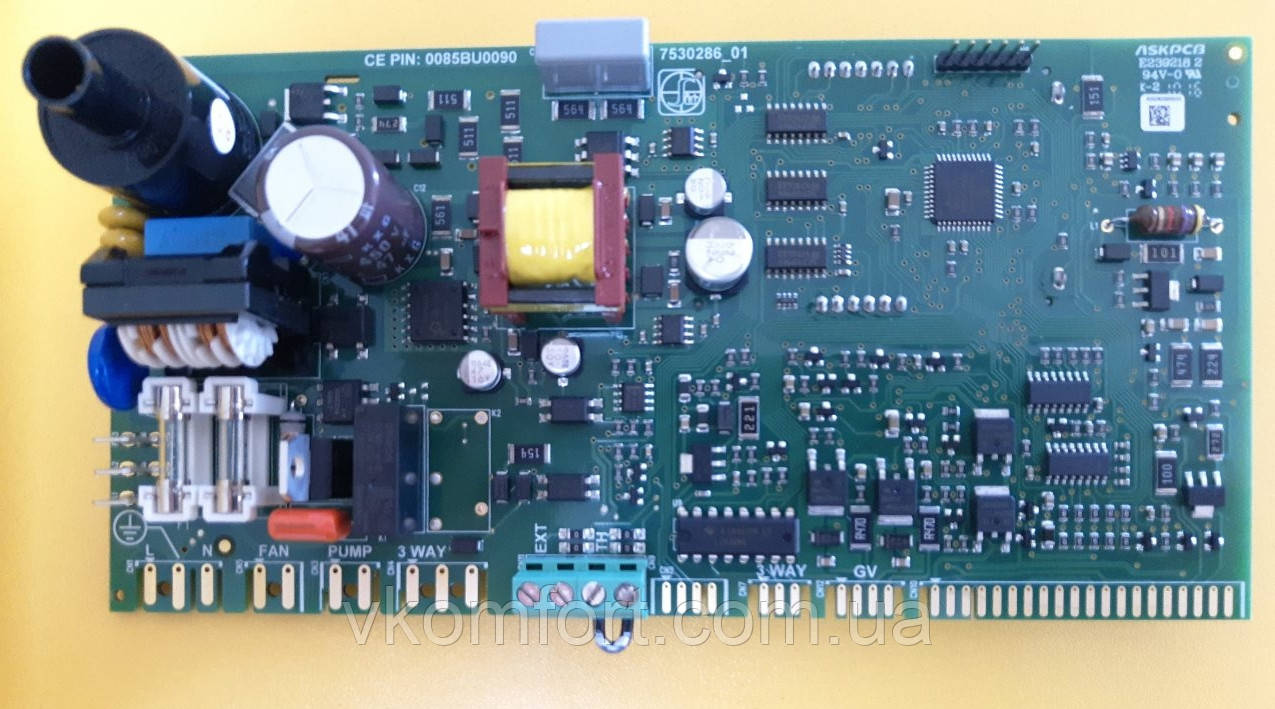 Плата управління газового котла Bosch Gaz 2000 W 24C, фото 1
