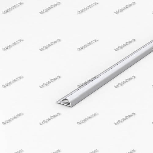 Поріг алюмінієвий декоративний для плитки 24х11,7мм. 2.71 м, Без ...