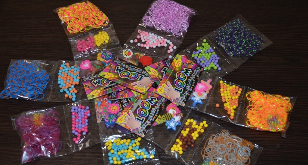 Гумки та аксесуари для плетіння браслетів Rainbow Loom bands , фото 1