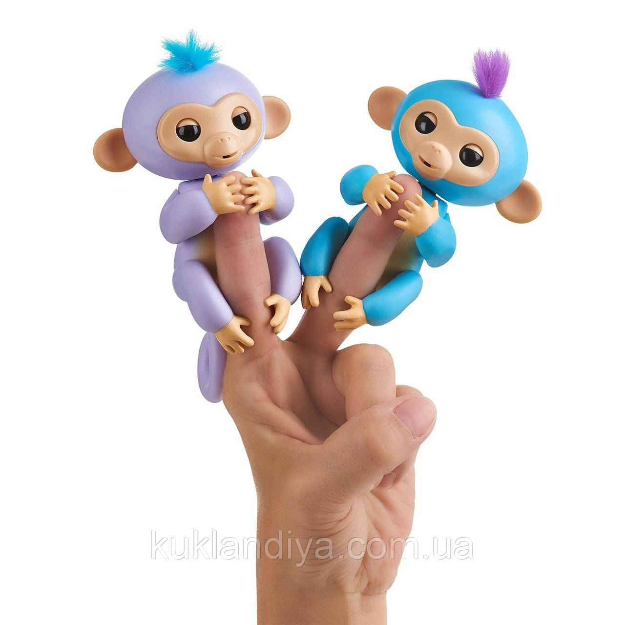 Fingerlings Baby Monkey интерактивные обезьянки Фингерлингс Обезьянка Беби на качели - фото 7 - id-p653067160