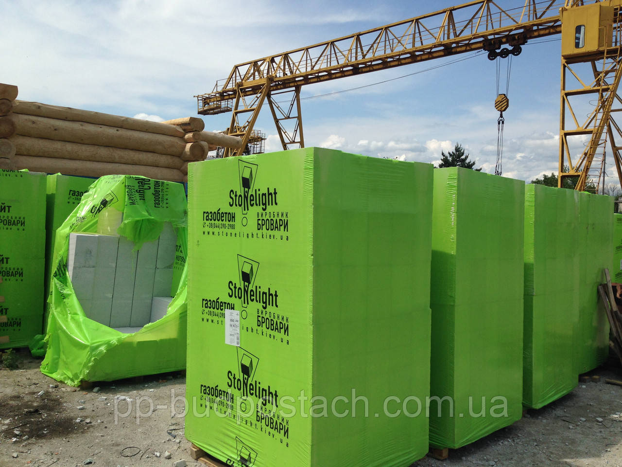 Газобетон, газоблок Стоунлайт Бровари Stonelight в Одесі й Одеській області