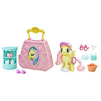 Hasbro My Little Pony Fluttershy Флатершай і переносна сумочка-пляшка, фото 2