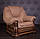 М'яке крісло в класичному стилі з натурального дерева "Грізлі", фабрика меблів "Кур'єр", фото 2