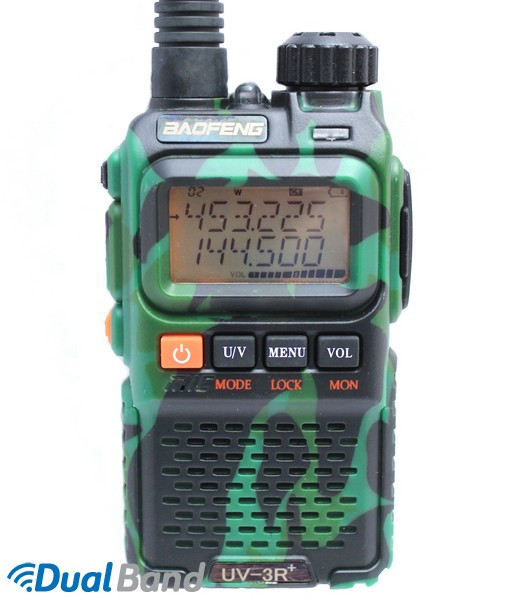 Рація Baofeng 3R+ (зелений, червоний, синій, жовтий)