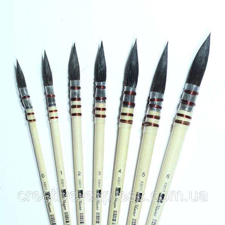 Білочка  кругла проволка  X3011 №0, к.р.пензель Art Master