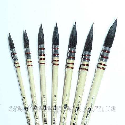 Білочка кругла проволка X3011 №0, к.р.пензель Art Master, фото 1