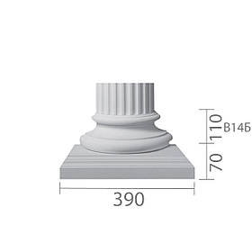 База колони з гіпсу, гіпсова база, основа для колони б-14 (1/2)