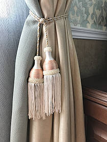 Пензлі для штор кольору молочний 45 см