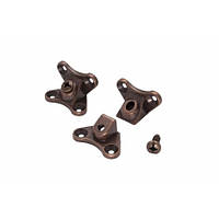 Стяжка кутова BUTTERFLY для швидкого монтажу демонтажу меблевих деталей 15×18×24 мм F3M