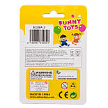 Іграшка заводна - черевичок Aohua, 6,5x3x3,5 см, синій, жовтий, пластик (8026A-3-3), фото 3