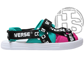 Жіночі сандалії Converse CV Sandal Logotape Mint/Pink 32766210