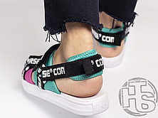 Жіночі сандалії Converse CV Sandal Logotape Mint/Pink 32766210, фото 3