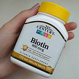 Вітаміни біотин 21st Century Biotin 800mcg 110tab, фото 2