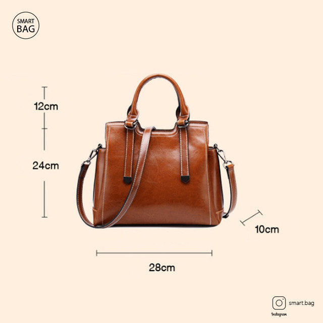 Жіноча шкіряна сумка на одне плече