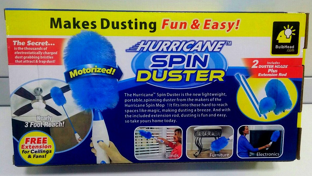 Вращающаяся метелка для уборки пыли SPIN DUSTER (Спин Дастер) - фото 1 - id-p68161335