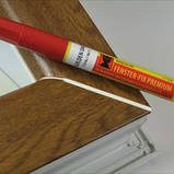 Маркер-коректор - олівець для ламінованих ПВХ вікон/дверей "Золотий дуб" RAL 2178001, фото 2