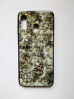 Чохол Luxury для Samsung M20 Мармуровий Gray