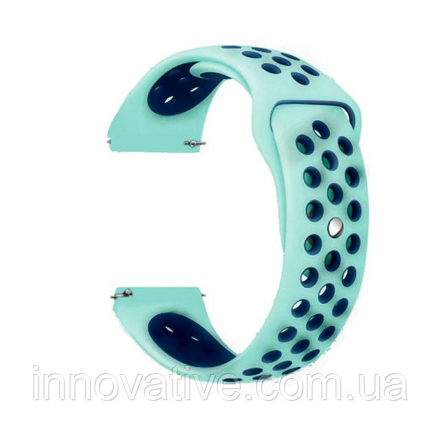 Силіконовий ремінець для смарт-годинника, 22 mm (Блакитний)