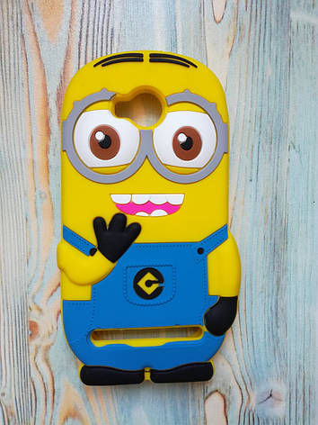 Об'ємний 3D силіконовий чохол для Huawei Y3ii Y3 II Міньйон, фото 1