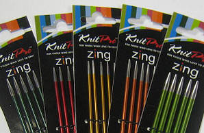 Алюмінієві шкарпеткові спиці Zing KnitPro